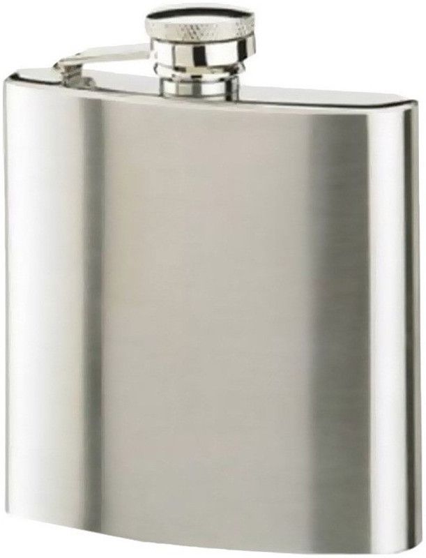 MENZY Easy Carry Pocket Size Wine Whiskey Alcoholic Drinks Or Liquor Holders Stainless Steel Hip Flask  (210 ml)