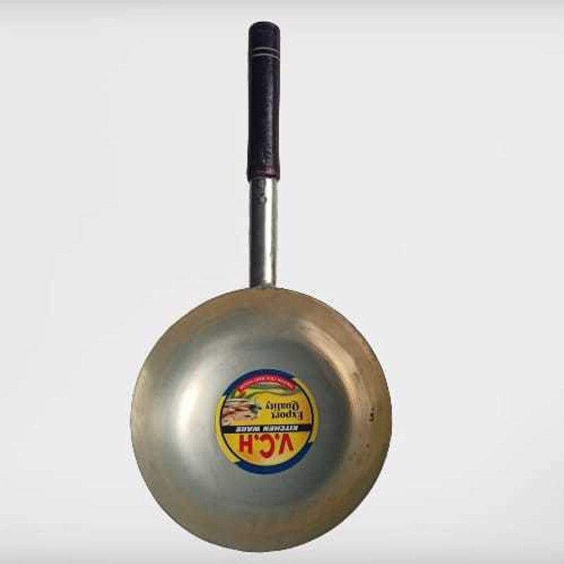 Vinayak Crockery House Wok 3 L capacity 32 cm diameter  (Iron)