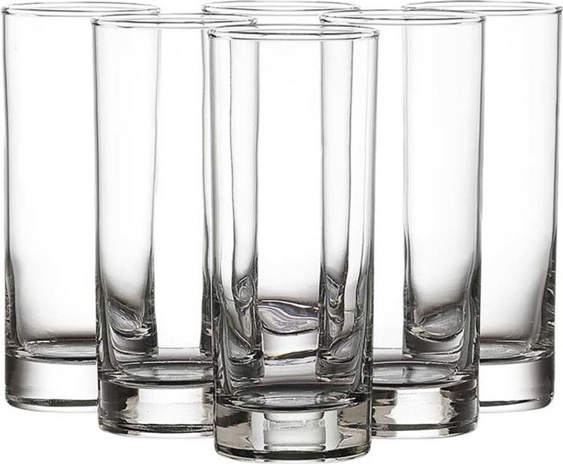 NOGAIYA (Pack of 6) lp130 Glass Set Water/Juice Glass  (250 ml, Glass, Clear)