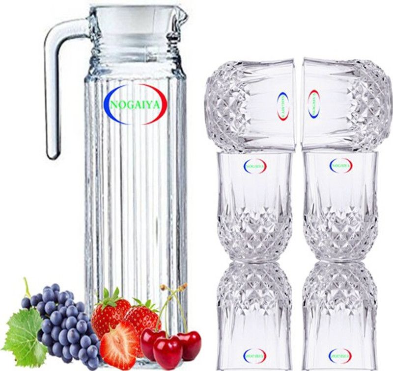 NOGAIYA NEELU119 Jug Glass Set  (GLASS)