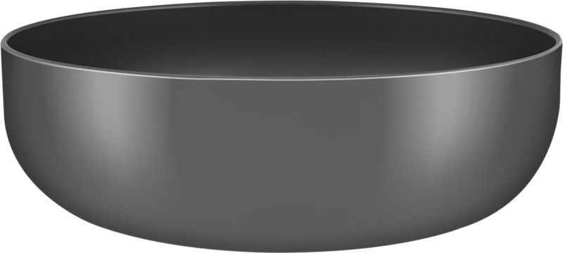 SIDDHI Hard Anodized Tasra with 180mm Diameter and 1050ml Capacity-10 Wok 1.05 L capacity 18 cm diameter  (Hard Anodised, Non-stick)