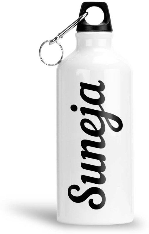 Furnish Fantasy Aluminium Water Bottle 750ml - Best Gift for Happy Birthday, Return Gift, Suneja 750 ml Bottle  (Pack of 1, White, Aluminium)