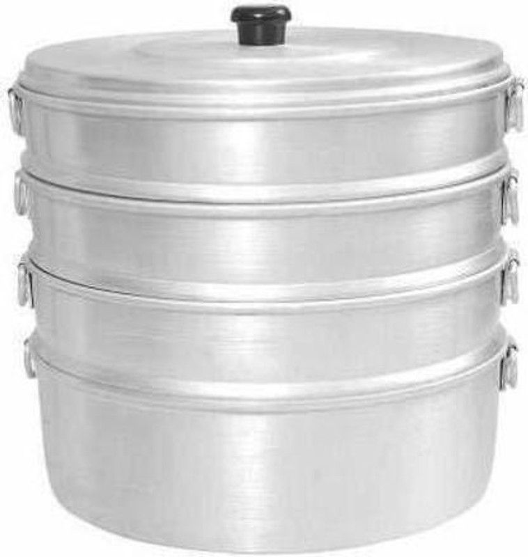 Zomba Aluminium Momos Steamer 10 with 4 Tier Aluminium Steamer  (4 L)