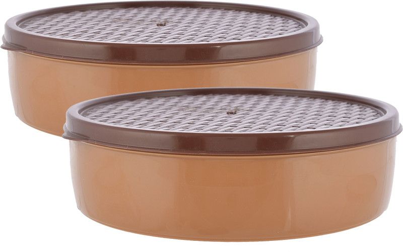 KUBER INDUSTRIES 2 Piece Spice Set  (Plastic, Brown)