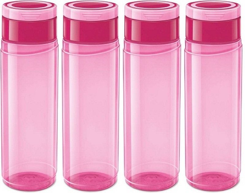 MILTON RKH VEGAS SET OF 4 (PINK) 1000 ml Bottle  (Pack of 4, Pink, Plastic)