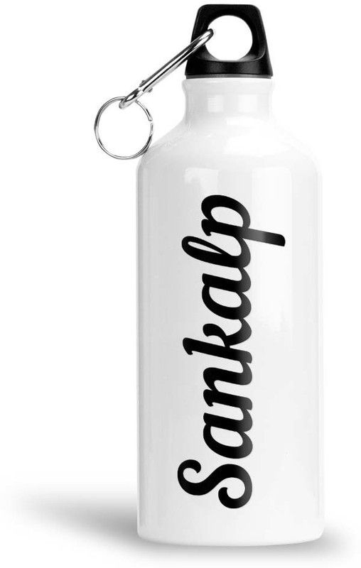 Furnish Fantasy Aluminium Water Bottle 750ml-Best Gift for Happy Birthday, Return Gift, Sankalp 750 ml Bottle  (Pack of 1, White, Aluminium)