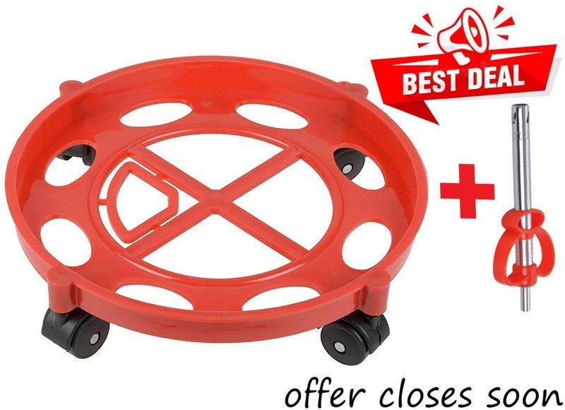 PANCHANAN ENTEEPRISE Gas Cylinder Trolley  (Red)