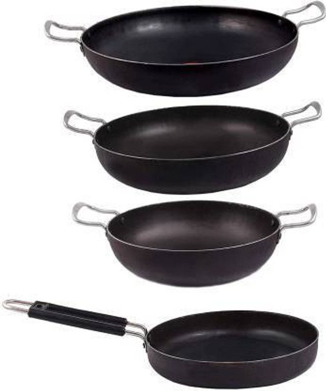 NADAN PARINDA Cookware Set  (Iron, 4 - Piece)