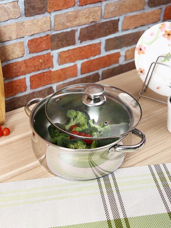 Aurum Tope 2.5 L capacity 13 cm diameter  (Stainless Steel)