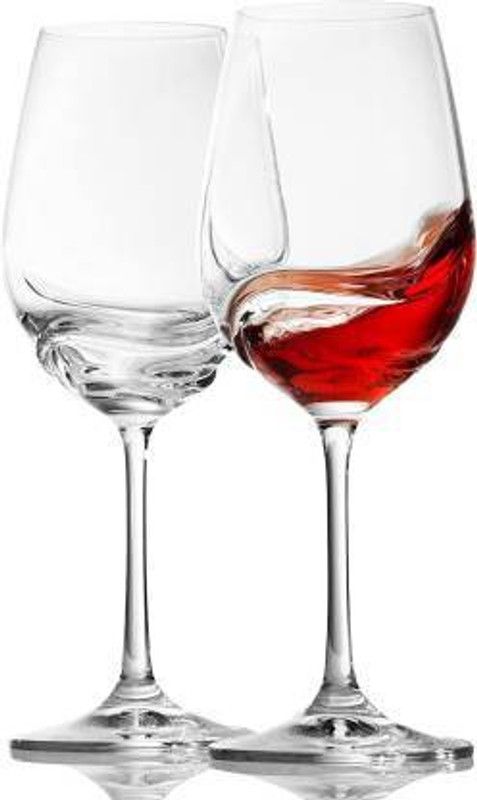 INTERGLOBE (Pack of 2) Glass Glass Set Wine Glass  (310 ml, Glass, Clear)