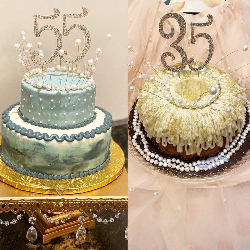 JENY Cake Topper for Wedding Graduation Princess Queen Birthday Party Decorations Cake Topper  (multi Pack of 1)