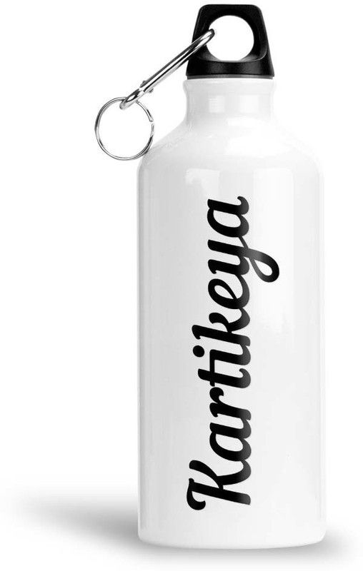Furnish Fantasy Aluminium Water Bottle 750ml-Best Gift for Birthday, Return Gift, Kartikeya 750 ml Bottle  (Pack of 1, White, Aluminium)