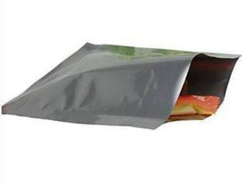 Amit Marketing Silver Foil Bag | Aluminium Plastic Pouches | Pack of 100 Pcs - 1 KG Plastic Storage Pouch  (Pack of 100)