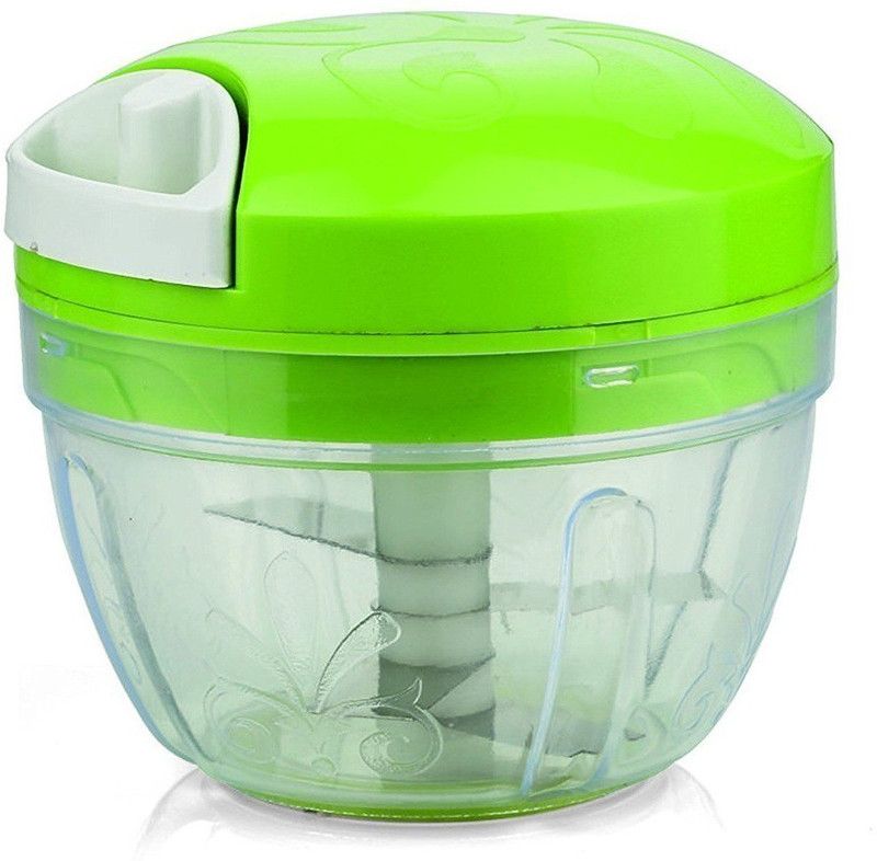Pitambara Handy Mini Plastic Vegetable Chopper with 4 Blades Vegetable & Fruit Chopper  (1)