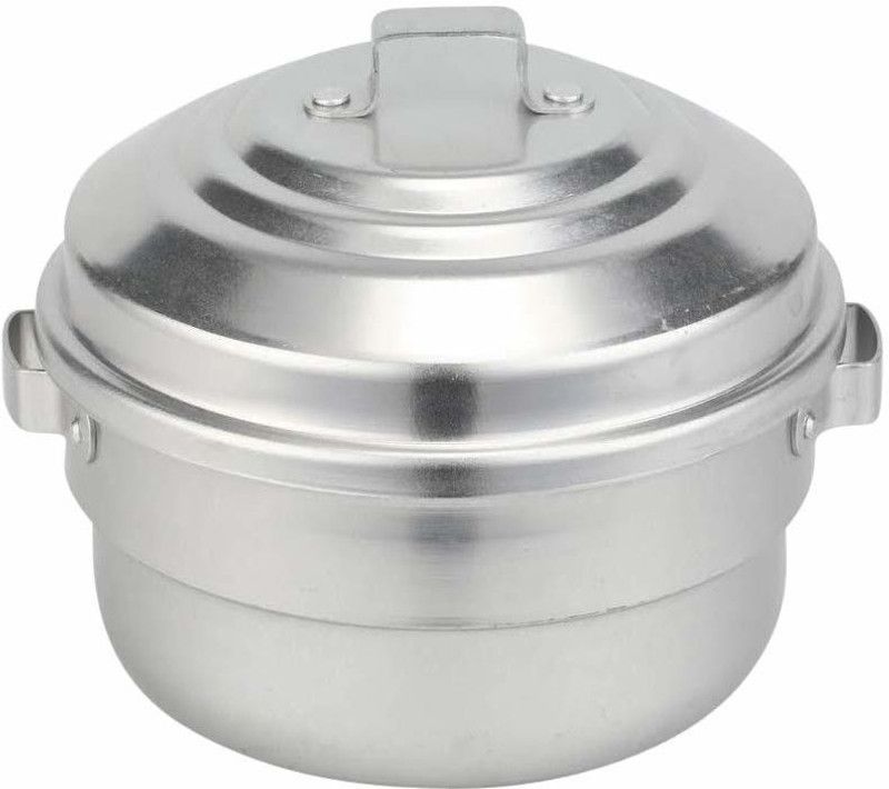 Bhavana Aluminium Idli Cooker/ Steamer For home & Hotel 9 idly pot Standard Idli Maker Induction Idli Maker  (2 Plates , 9 Idlis )