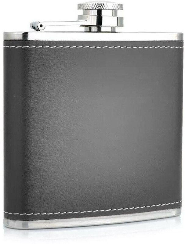 MENZY Liquor Flasks Or Wine Whiskey Alcoholic Drinks Holder Stainless Steel Hip Flask  (210 ml)