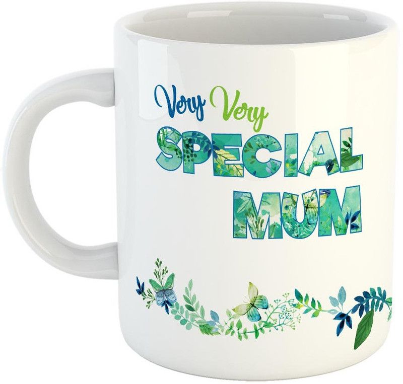 FABTODAY Very Very Special MOM Coffee - Best Gift for Mom on Birthday / Mother's Day - Color - White Ceramic Coffee Mug  (350 ml)