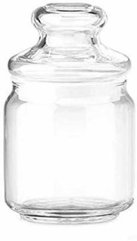 MDNSHO Glass Grocery Container - 500 ml  (Pack of 2, Clear)