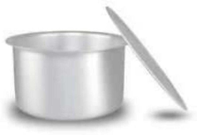 Sonanshi Aluminium Patila/Bhagona/Tapeli with LID Pot 22 cm diameter 2 L capacity with Lid  (Aluminium)