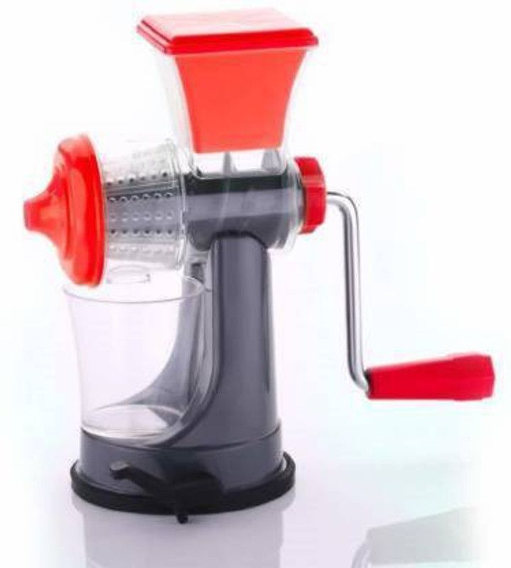 jalaom Plastic Plastic Hand Juicer Mini Handy Fruit Juicer Juicer Making Machine (Multicolor Pack of 1) Hand Juicer  (Red, Black)