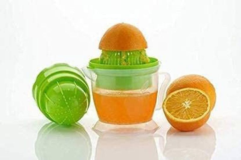 skyunion Plastic Hand Juicer  (Green, Orange Pack of 1)