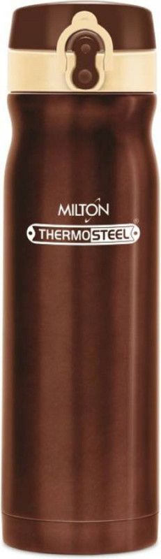 MILTON Grace 350 ML (Brown) 350 ml Bottle  (Pack of 1, Brown, Steel)
