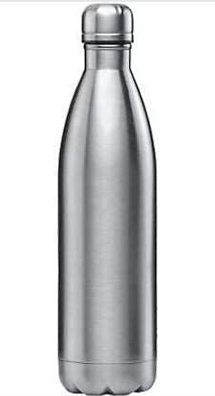 KOJERA Water Coffee Thermos 500 ml Large Thermal Water Bottle for Tea Hot & Cold Drinks 500 ml Bottle  (Pack of 1, Silver, Steel)