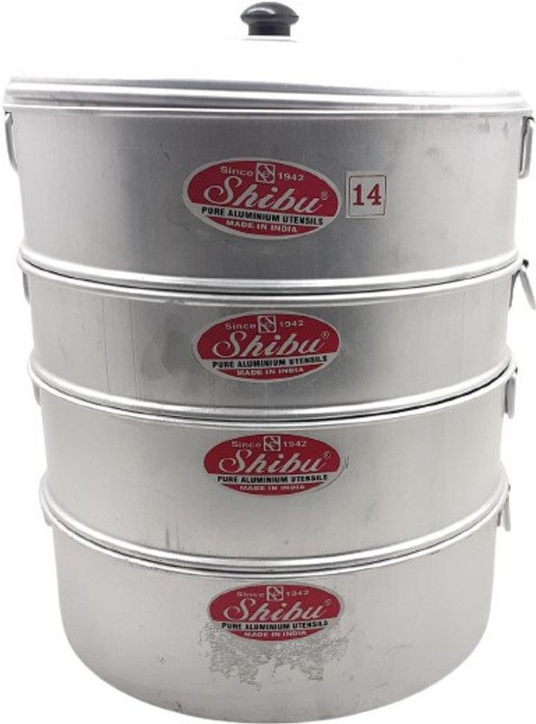 SHIBU Aluminium Momo Steamer (Food Capacity: 84 Momos) Aluminium Steamer  (30 L)