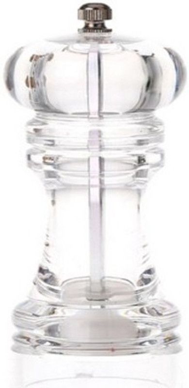 Nxt Gen Plastic Traditional Pepper Mill  (Clear, Pack of 1)