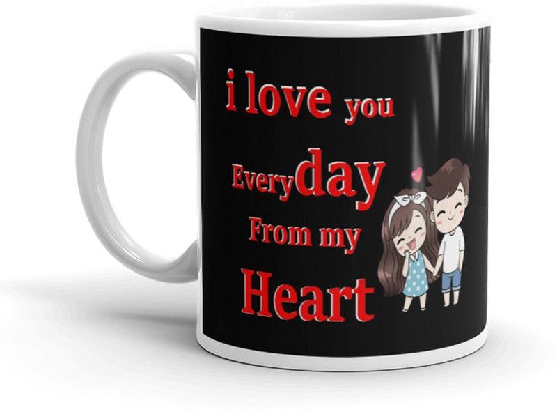 Valentines Day Coffee Mug For Loved one Someone Special - 38 Glass  (350 ml, Ceramic)