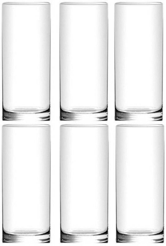 AFAST (Pack of 6) Multi Purpose Beverage Tumbler Drinking Glass Set For Home & Bar Use ( Set Of 6) DR 26 Glass Set Water/Juice Glass  (300 ml, Glass, Clear)