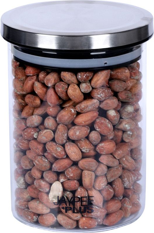 Jaypee Plus Klear Round - 700 ml Glass Utility Container  (Silver)
