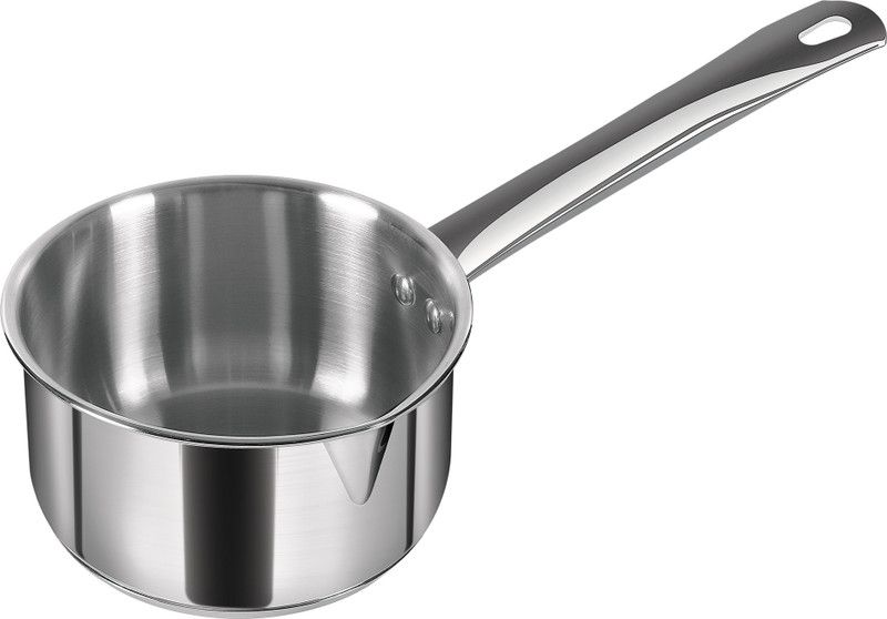 MILTON Pro Cook Stainless Steel Sandwich Bottom Sauce Pan, 18 cm / 2.3 Litres, Steel Plain Induction Bottom Cookware Set  (Stainless Steel, 1 - Piece)