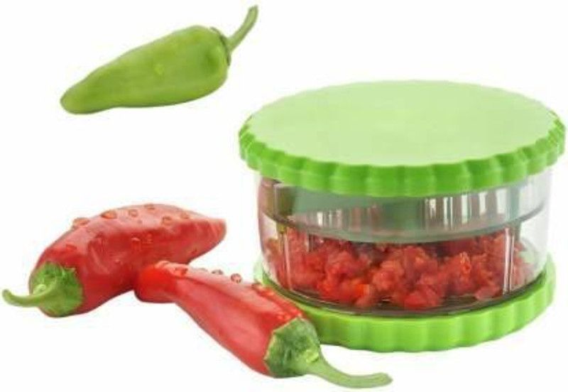 DJVYAS Multi Crusher for Garlic, Chilli, Ginger, Dry Fruits Chopper with Stainless Steel Blades Vegetable & Fruit Chopper (1) Vegetable Chopper  (1)
