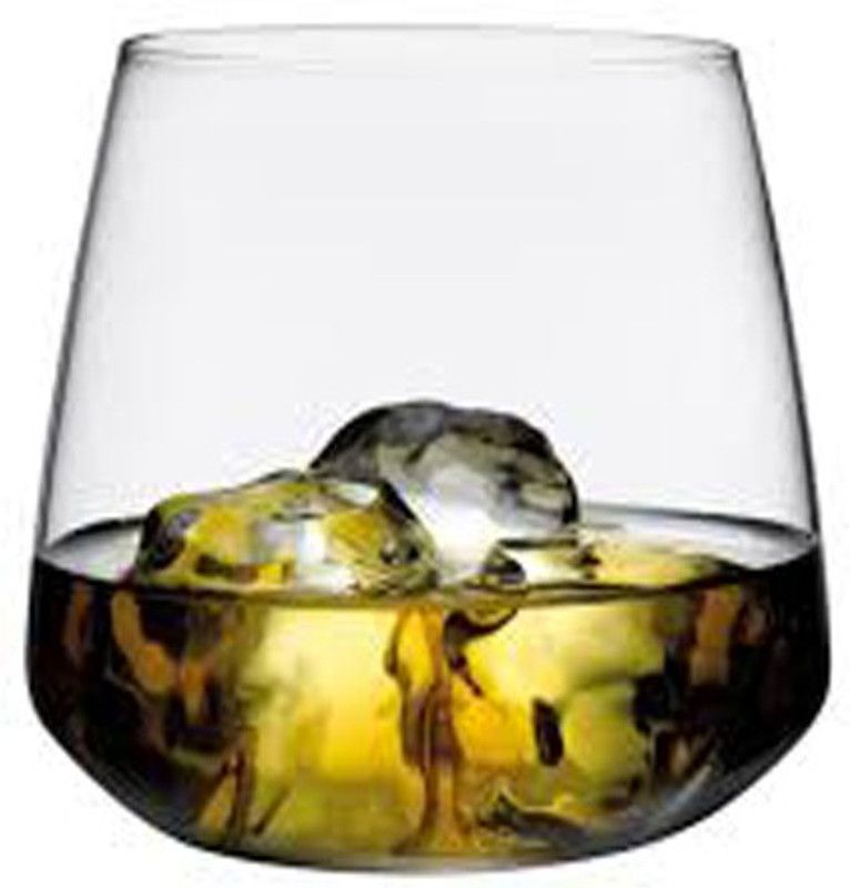 NOGAIYA (Pack of 6) MP220 Glass Whisky Glass  (300 ml, Glass, Clear)