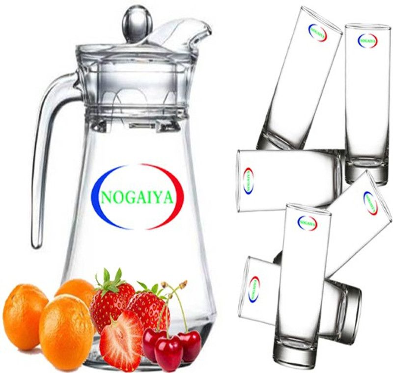 NOGAIYA NEELU107 Jug Glass Set  (GLASS)