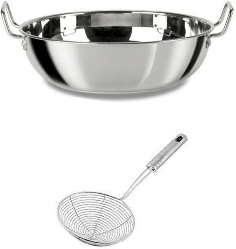 Arnav Induction Bottom Cookware Set  (Stainless Steel, 2 - Piece)