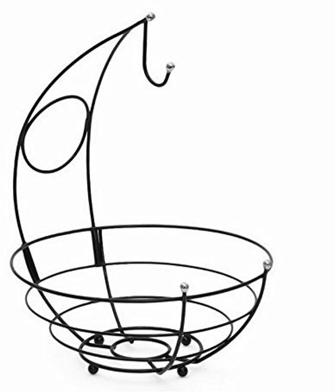 Xllent E N - 19 Stainless Steel Fruit & Vegetable Basket  (Black)