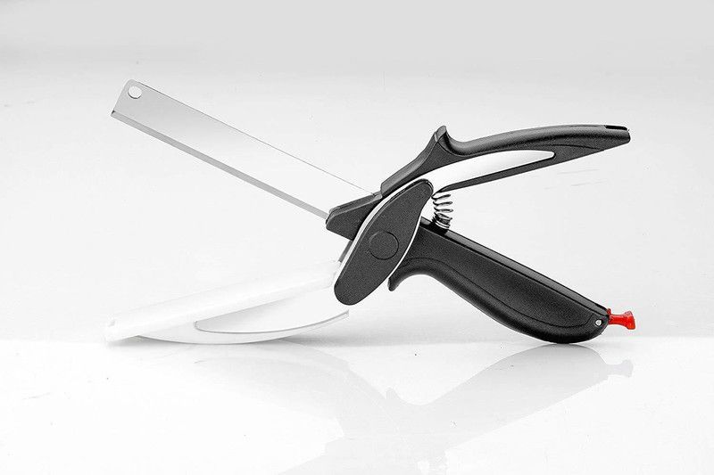 Infinity Ware Premium Quality Clever Smart Cutter Kitchen Knife Food Chopper and in Built with Locking Hinge with Spring Action Vegetable & Fruit Slicer  (1 Smart Clever Vegetable & Fruit Cutter)