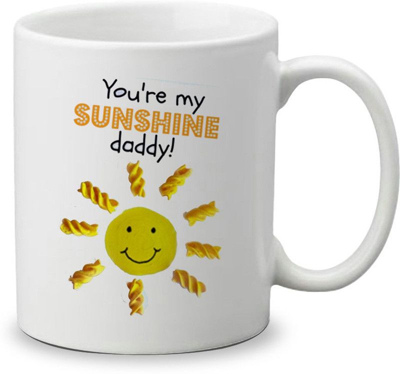 Festa Gift For Dad, Papa Printed To Father's Day and Anniversary Grandpa, Best Dad Ever GRD-111 Ceramic Coffee Mug  (320 ml)