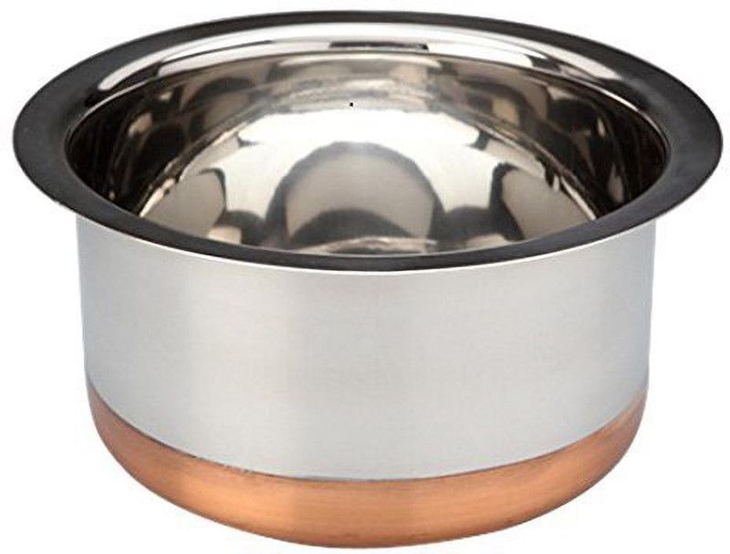 Neera Copper Bottom Tope set - 3 Liter Tope 3 L capacity 17.5 cm diameter  (Stainless Steel)