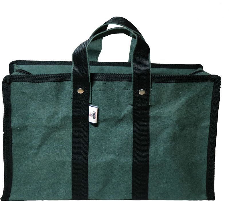 GIRIRAJ CANVAS HUB Royal 40 No. Grocery Bag  (Green)