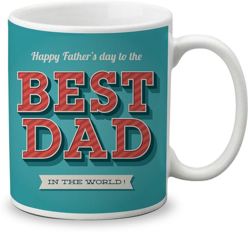 Festa Gift For Dad, Papa Printed To Father's Day and Anniversary Grandpa, Best Dad Ever GRD-062 Ceramic Coffee Mug  (320 ml)