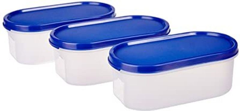 NAYASAA Plastic Pickle Jar - 700 ml  (Pack of 3, Blue)