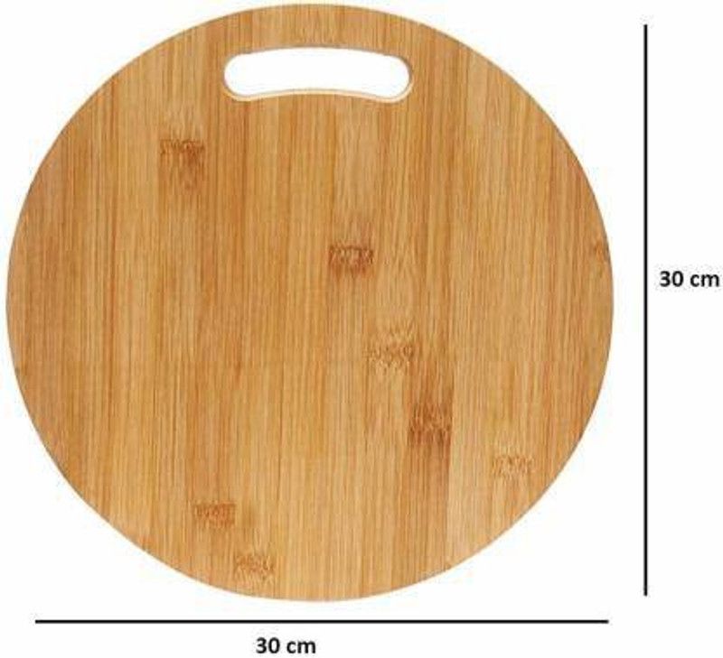 Aarti Fashion Wooden Cutting Board  (Brown Pack of 1 Dishwasher Safe)