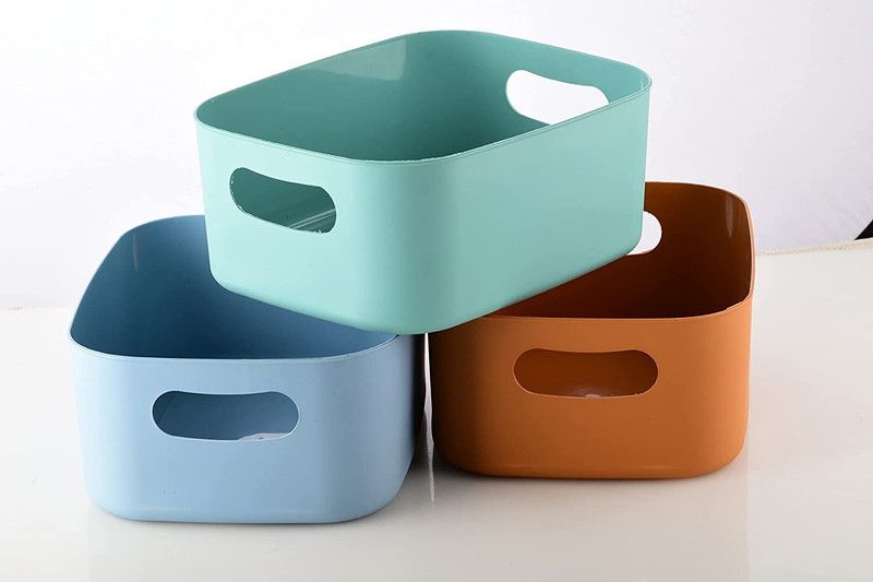 Wishbone Plastic BING BASKET Storage Basket  (Pack of 3)