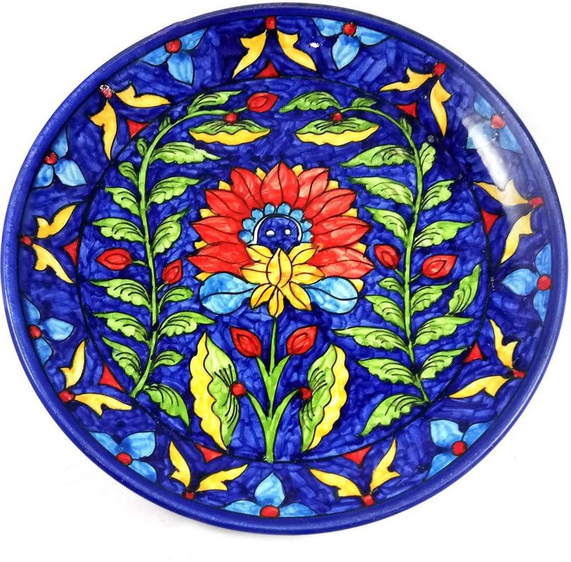 INDIA MEETS INDIA IMI135KP0005 Dinner Plate  (Microwave Safe)