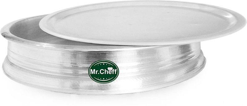 Mr. Cheff Janapriya Hindalium/Indolium Uruli With Lid Pot 28.5 cm diameter 3 L capacity with Lid  (Aluminium)