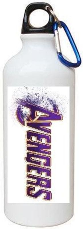 AAACreations Marvel Avengers Aluminum Bottle 600 ml Bottle  (Pack of 1, White, Aluminium)