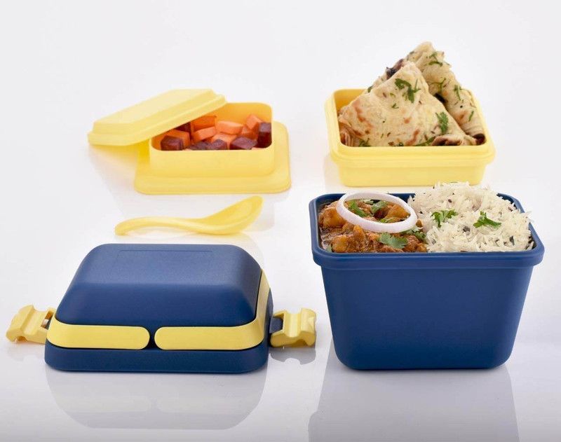 PRIMEFAIR Launch Box for Travelling, School Kids & Office 3 Containers Lunch Box (500 ml) 3 Containers Lunch Box  (500 ml)